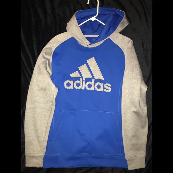 Blue Adidas hoodie - Picture 1 of 1